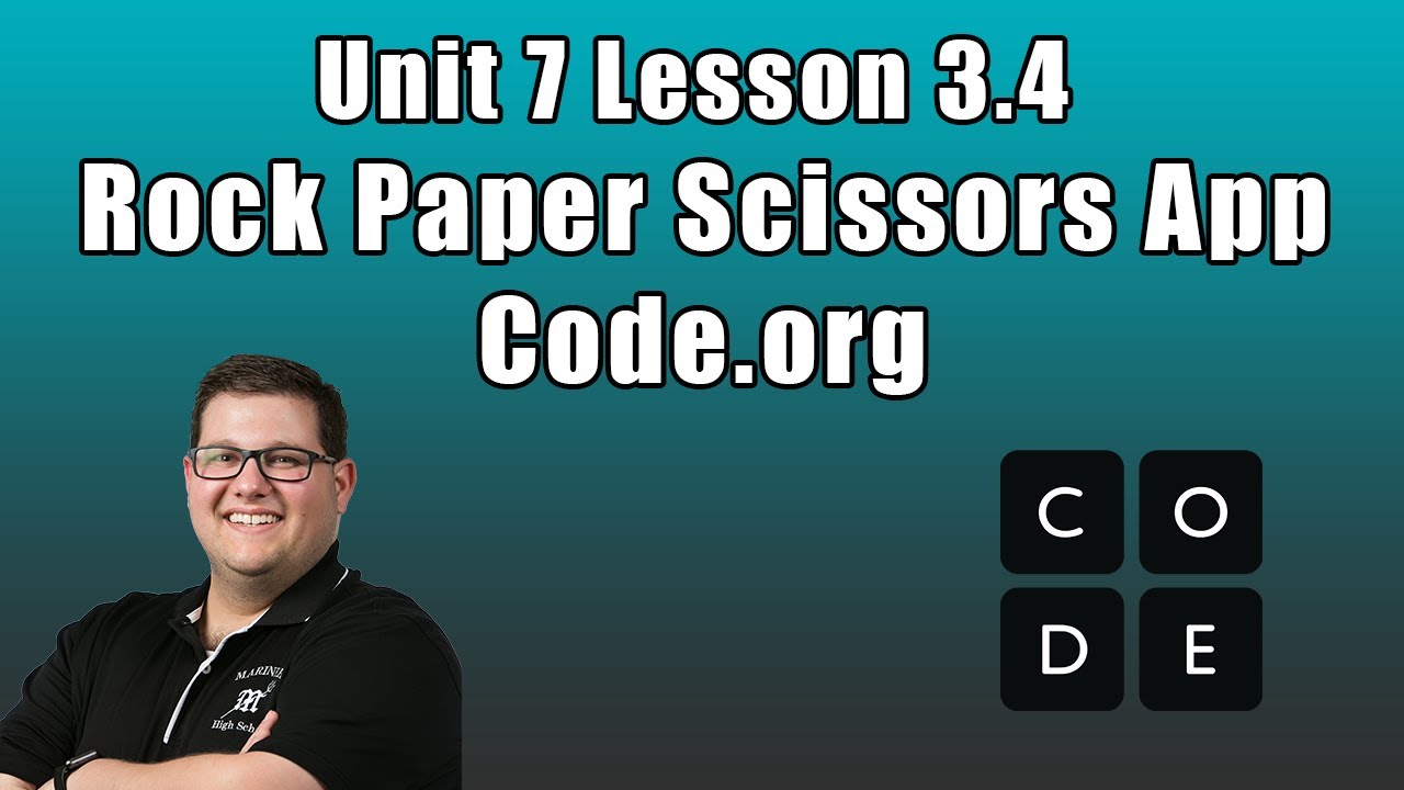 Code.org Unit 7 Lesson 4.2 - Rock Paper Scissors App