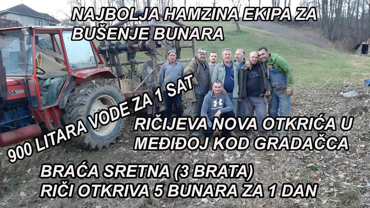 PRONALAŽENJE VODE - 5 BUNARA ZA 1 DAN - RIČI I HAMZA - VODA NA SVE STRANE