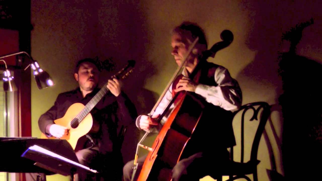H. Villa-Lobos Prelude No 1 for Guitar AND CELLO  - cello part added by Georg Mertens