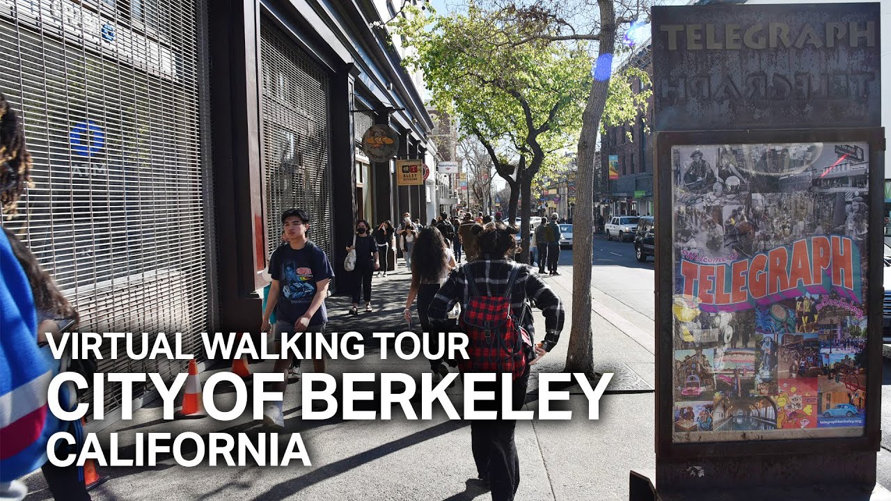 [4K] City of Berkeley, Downtown/Telegraph Ave./UC Berkeley/4th Street [Street Walking Tour]