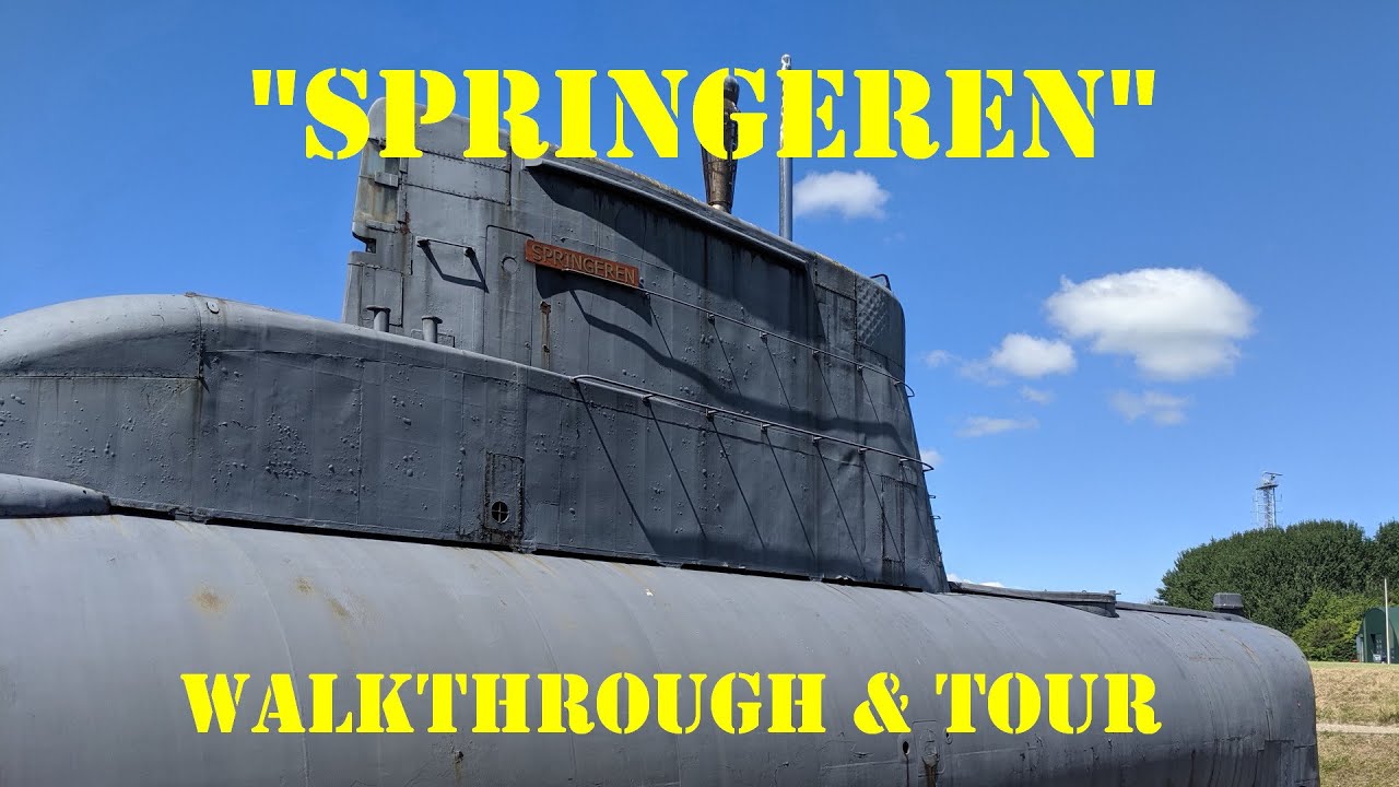 Danish Cold War Submarine Walkthrough & Tour - 