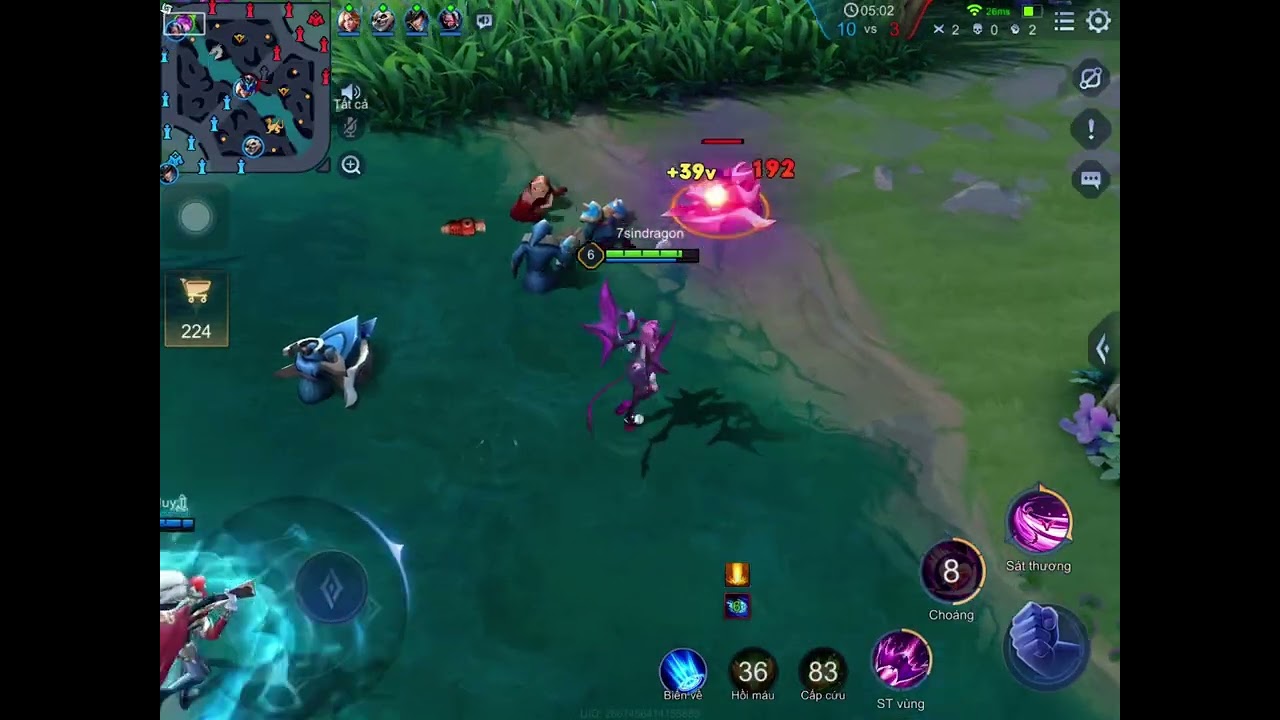 Verra kết thúc game trong 8 phút.