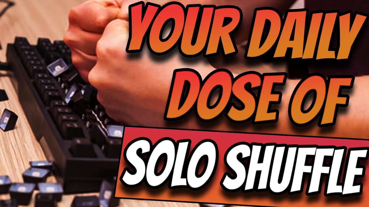 When You Rage So Hard That You Destroy Your Own PC | Your Daily Dose of Solo Shuffle Games #239