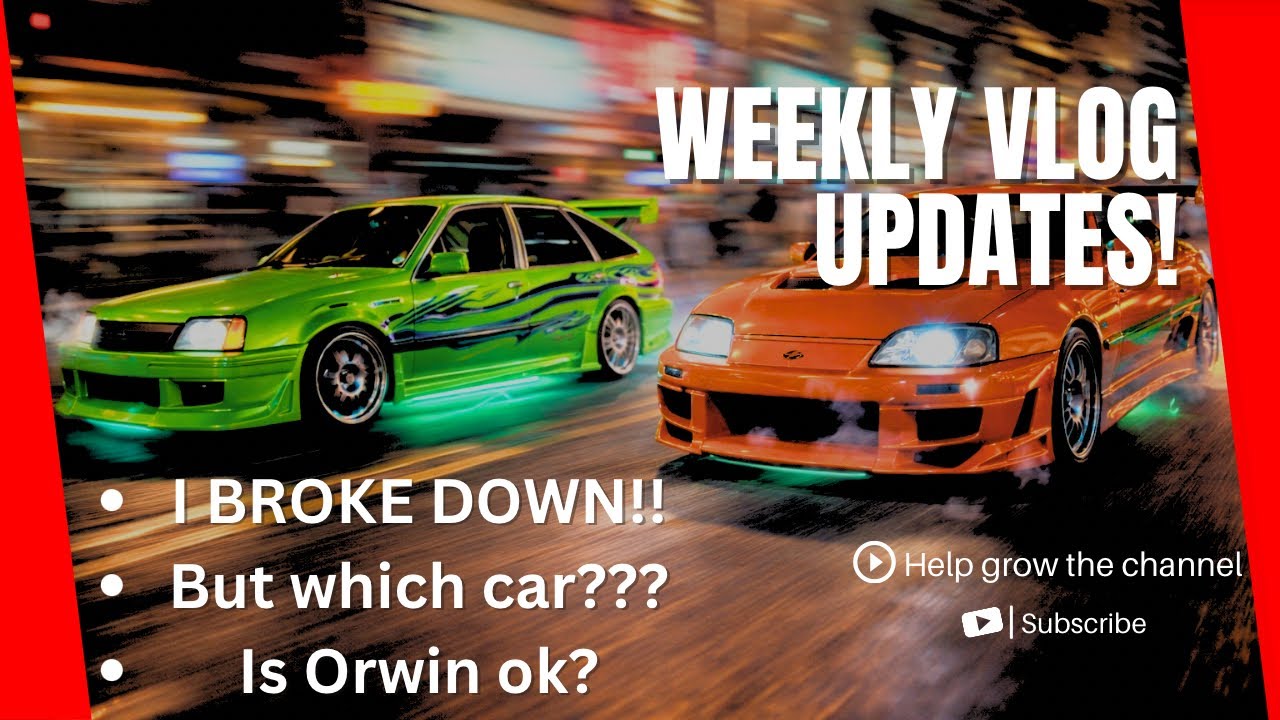 Weekly VLOG! TVR Chimaera Update and my mk2 Cavalier Orwin! I BROKE DOWN!!! But in which car???