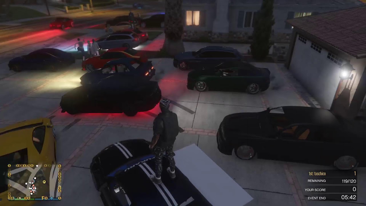 (GTA ONLINE Ps4 )Playing with Friends