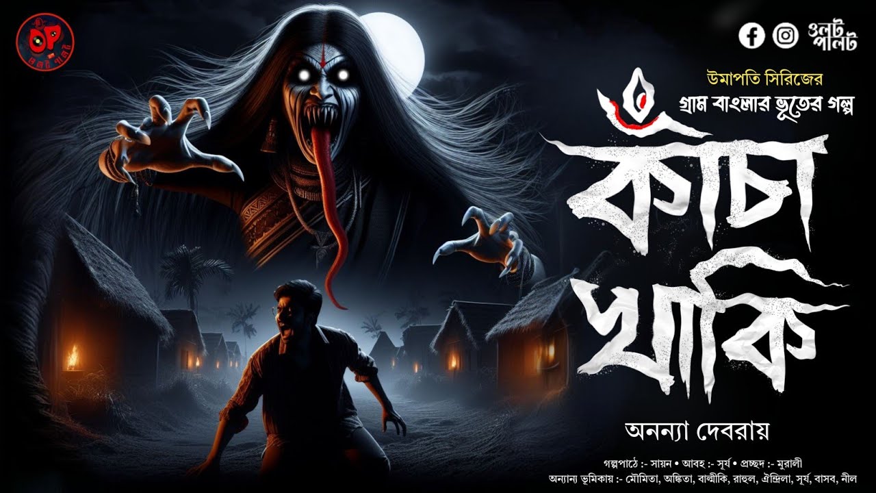 (#ভূতের_গল্প) কাঁচা খাকি | গ্রাম বাংলার ভূতের গল্প | bengali audio story @OolotPalot