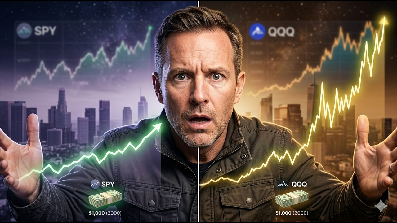 S&P 500 vs NASDAQ:The Ultimate $1,000 Race! 📈 (2000 - 2026)