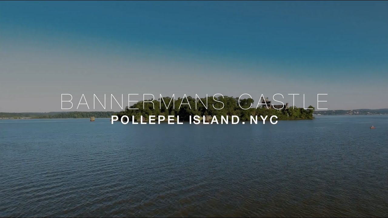 Bannermans Castle - Pollepel Island (Aerial Video)