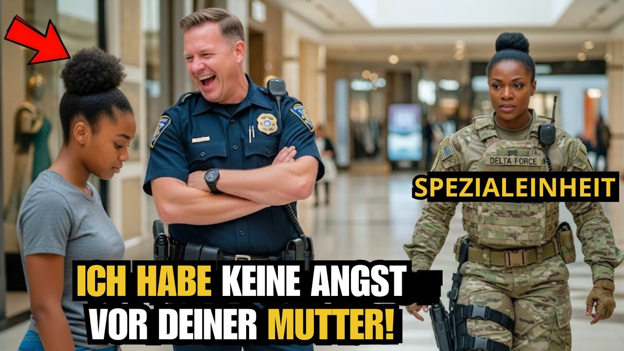 Polizist lacht Mädchen aus, weil sie sagt, ihre Mutter sei bei den Spezialkräften – bis diese plötzl