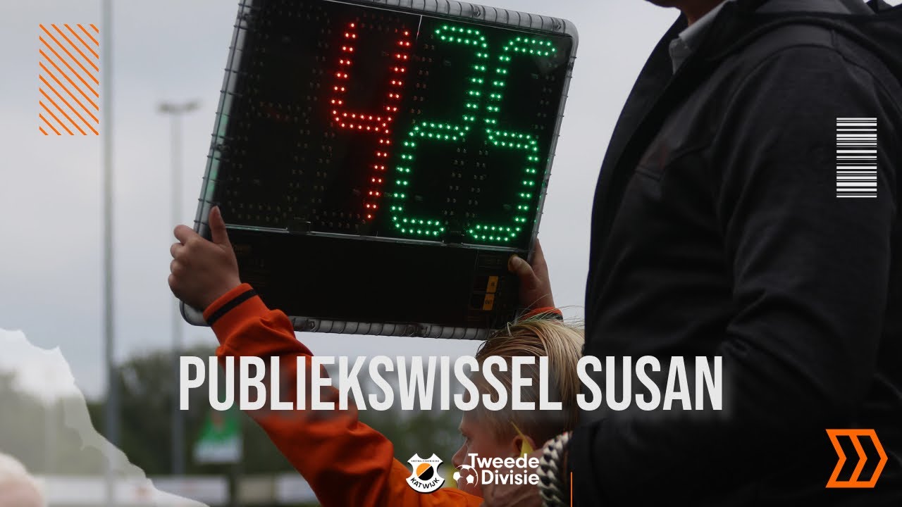 De prachtige publiekswissel van Robbert Susan