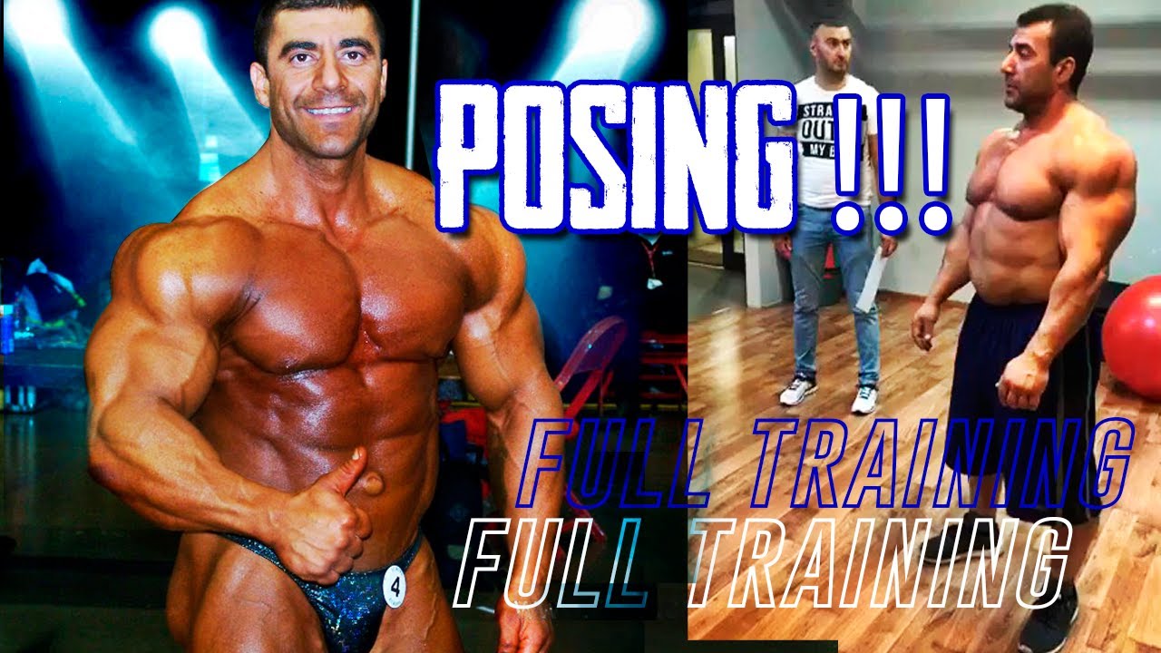IFBB Pro Grigori Atoyan | POSING BODYBUILDING In The Gym.