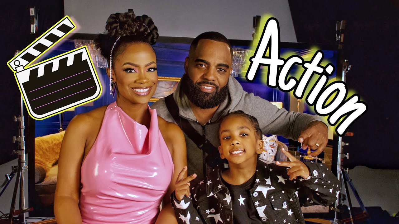 On Set with Mom & Dad