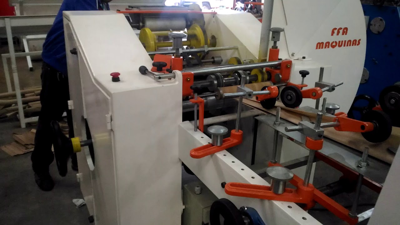 MAQUINA DE FABRICAR SACOS DE PAPEL MT1