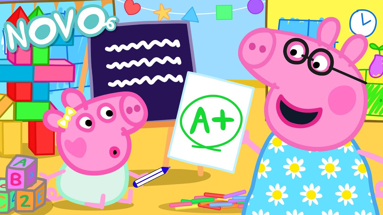 Peppa Pig Português Brasil 📚 Aula Divertida ✏️ NOVO Contos da Peppa Pig