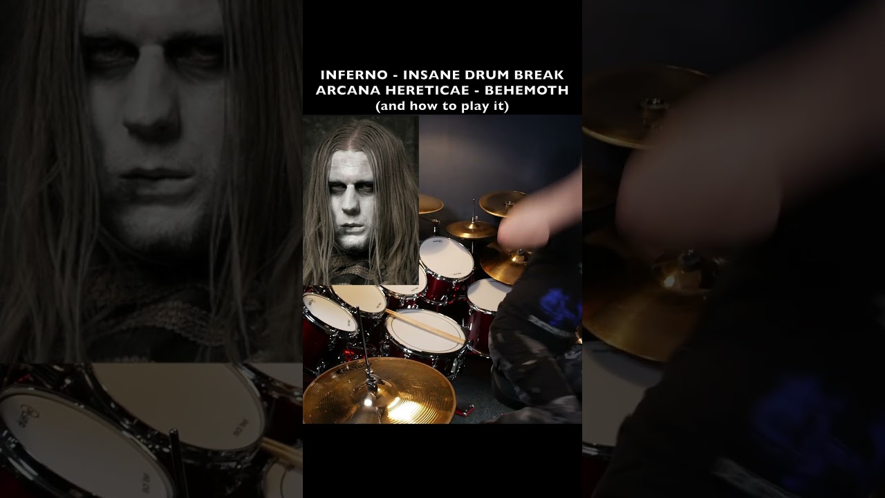 INSANE DEATH/BLACK METAL DRUM BREAK - BEHEMOTH - ARCANA HERETICAE - INFERNO