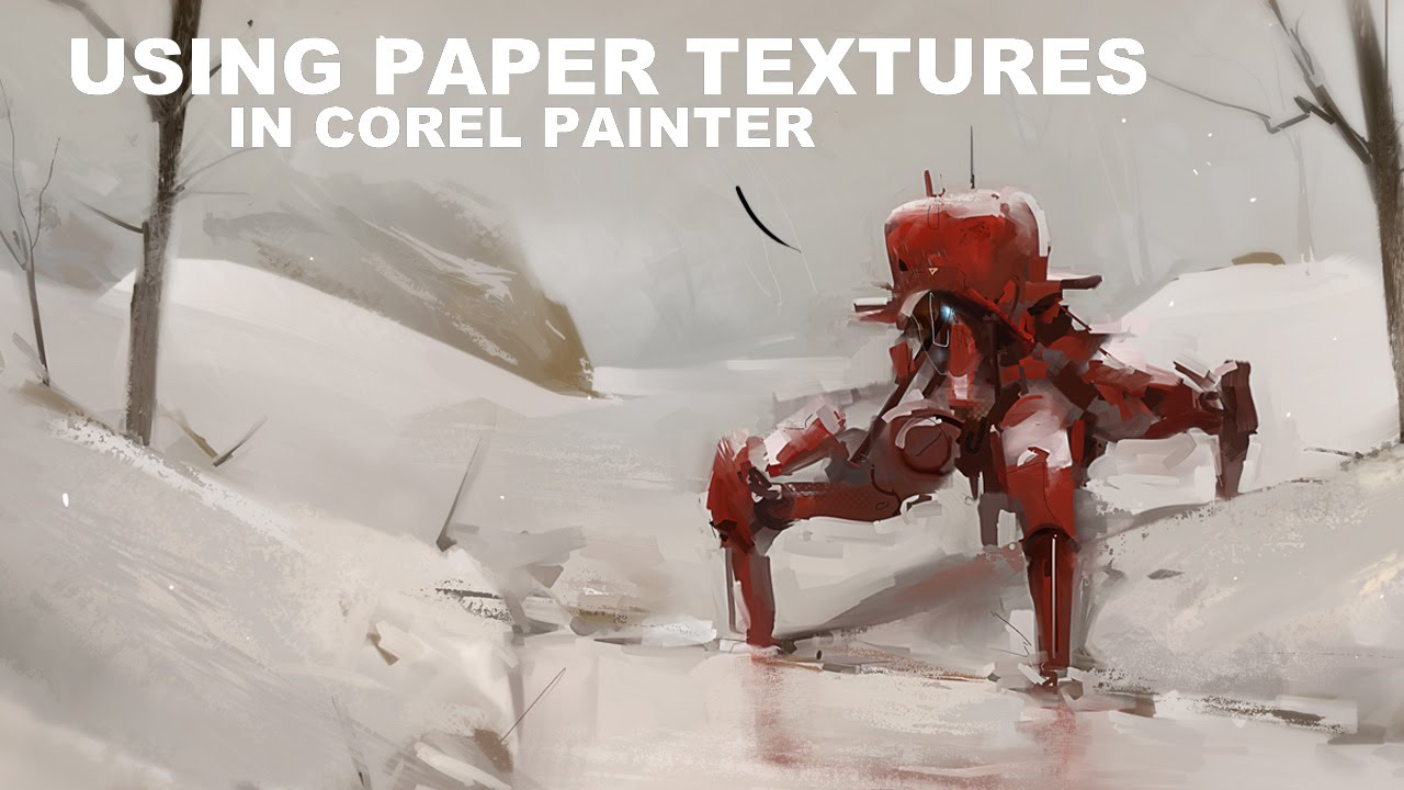 Using Paper Textures in Corel Painter