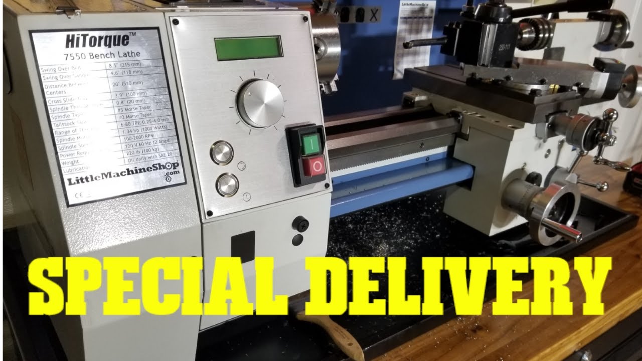 Little Machine Shop HiTorque 7550 Benchtop Lathe!  From The List. #minilathe #shopupgrade #diy