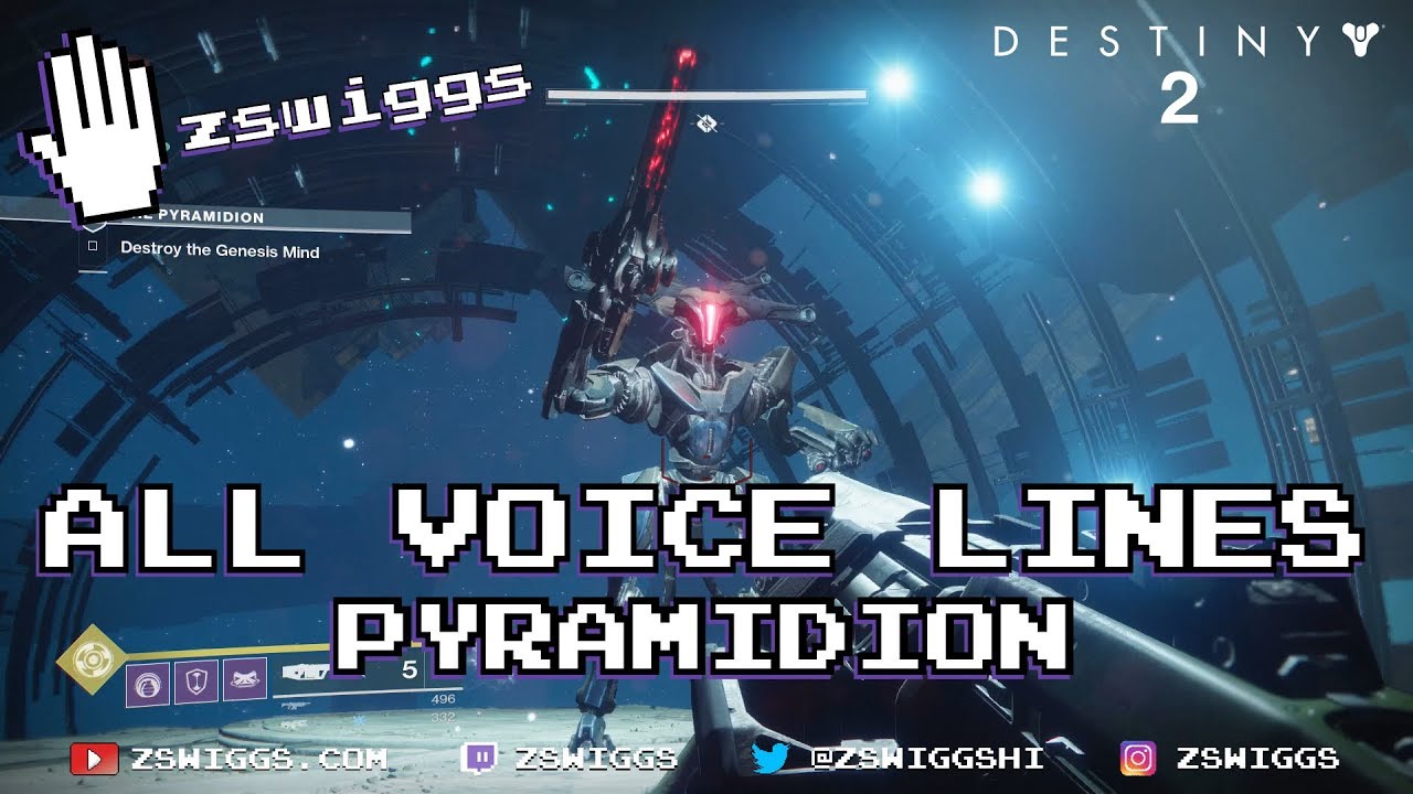 Pyramidion - All Voice Lines - Destiny 2 Strike
