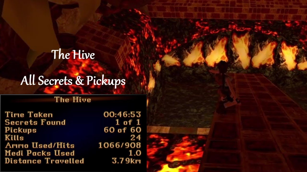 The Hive - All Secrets & Pickups | Tomb Raider 1 Remastered