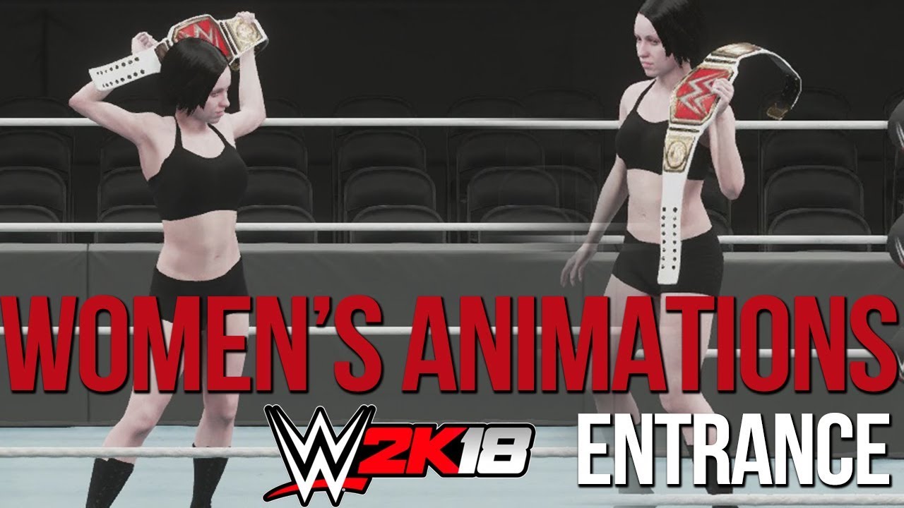 WWE 2K18: Women's Taunts & Pre-Match Animations