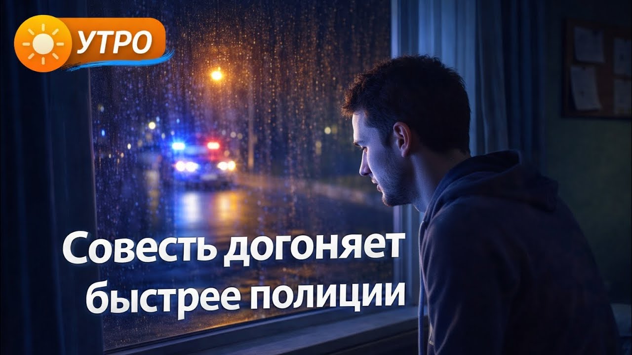 Совесть догоняет быстрее полиции? 😳