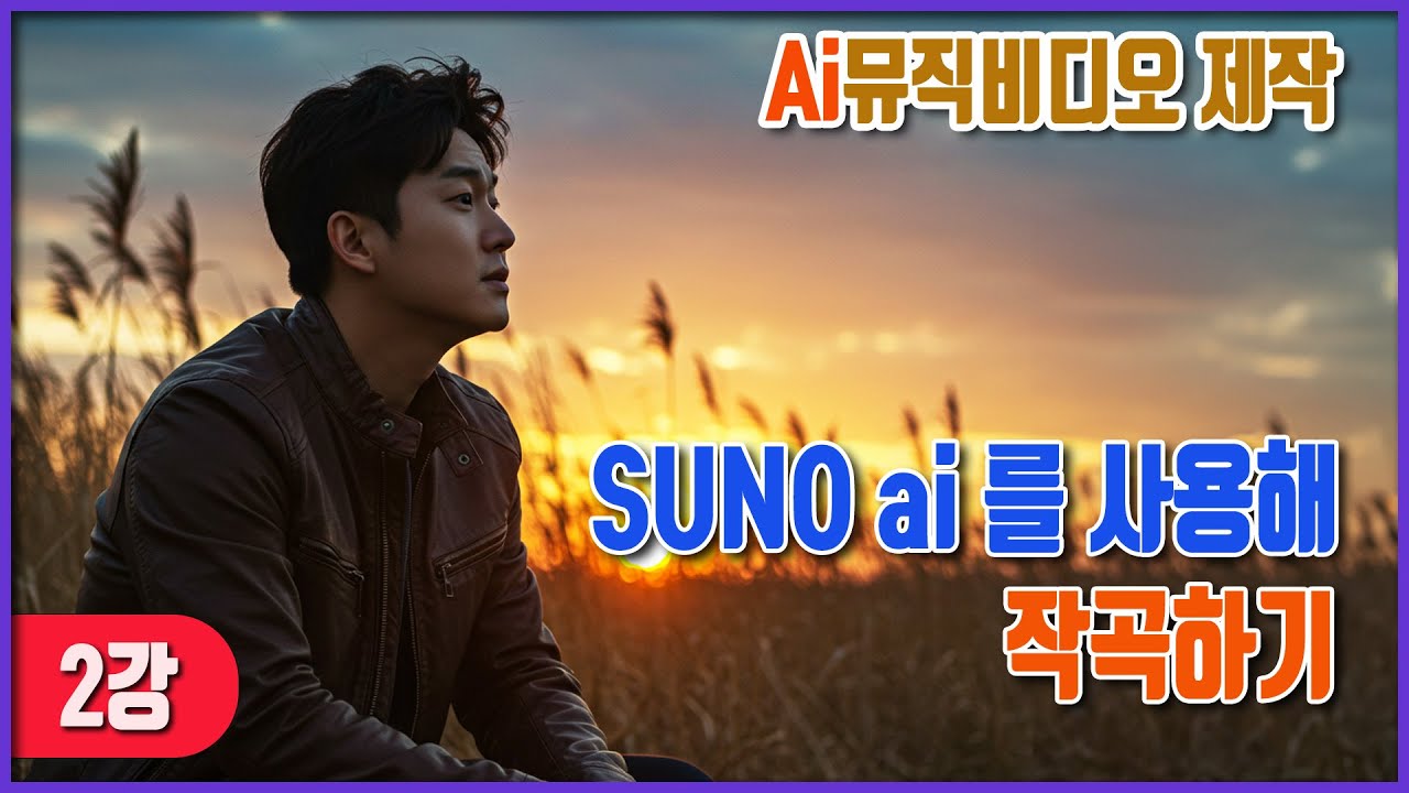 ai뮤직비디오 제작 2강 SUNOai 로 작곡하기 #노래만들기 #작곡 #수노ai #수노