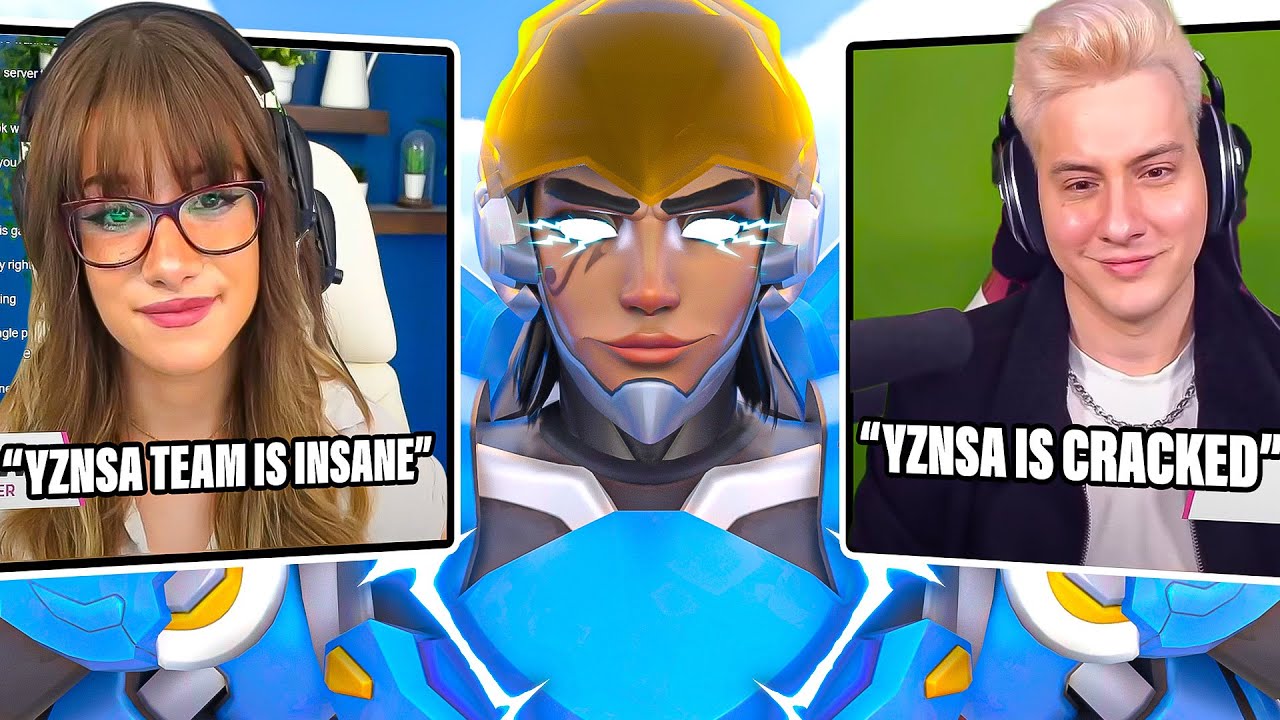 المعلقين الأجانب مو مصدقين لعبي بفرح😂 دعس غير طبيعي🔥  -Tourney casters react to YZNSA🚀