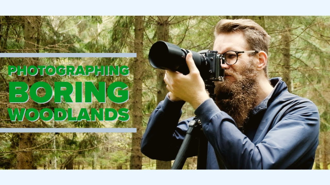 Photographing boring plantation woodlands, w. Fuji X-H1 | A landscape photography vlog