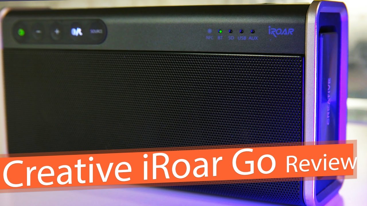 Best Sounding Bluetooth Speaker - Creative iRoar Go Review