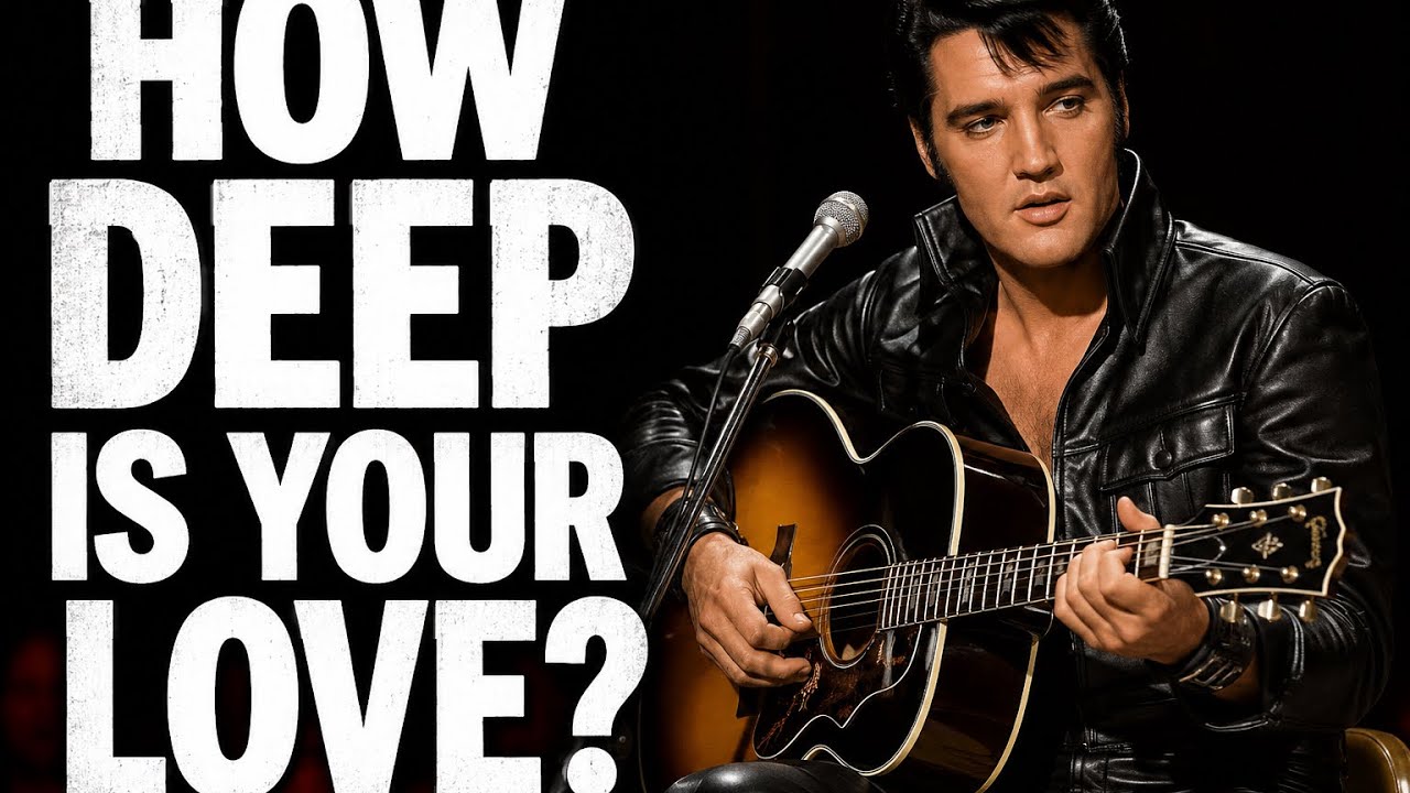 How Deep Is Your Love - Elvis Presley style love song