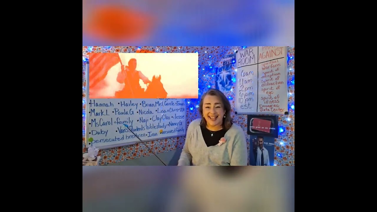 War Room 3 pillars of faith discussion,  schedule,  and prayer list