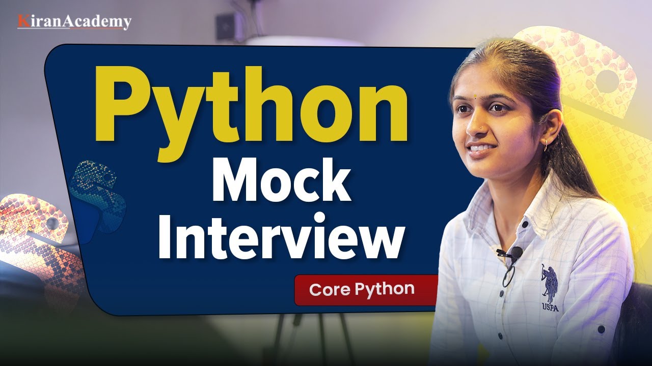 🚨PYTHON Mock Interview For Freshers & Beginners | Core Python & SQL Interview Secrets REVEALED