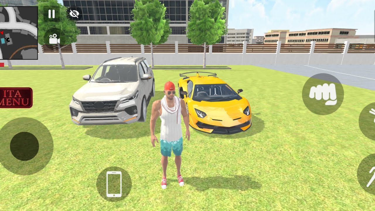 🎮 Franklin order by 1️⃣ Lamborghini and 1️⃣ fortuner in Indian bike auto simulator 🎮