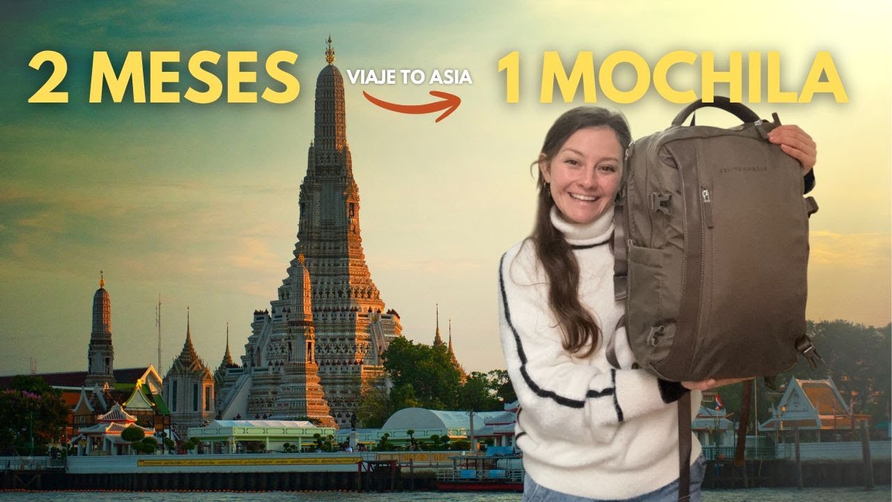 Cómo hacer una maleta de 7 kilos para viajar por Asia 🎒 | Mochilera paso a paso