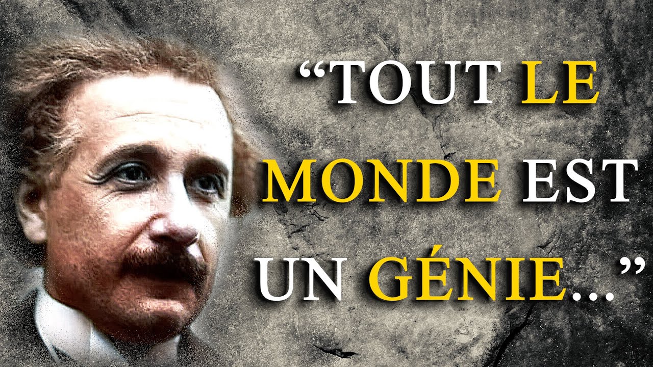 ALBERT EINSTEIN ses plus grandes citations act 10
