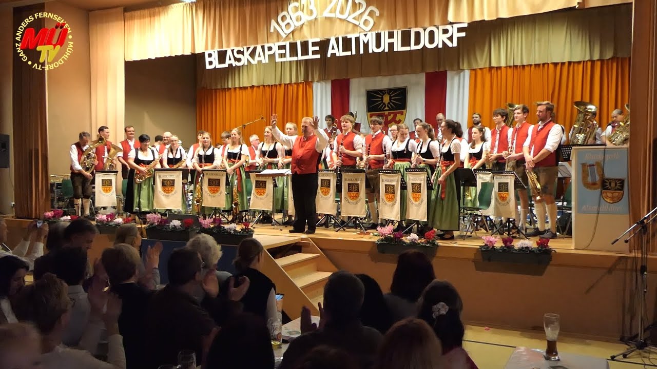 Mit Schwung ins Neue Jahr: Das Neujahrskonzert der Blaskapelle Altmühldorf