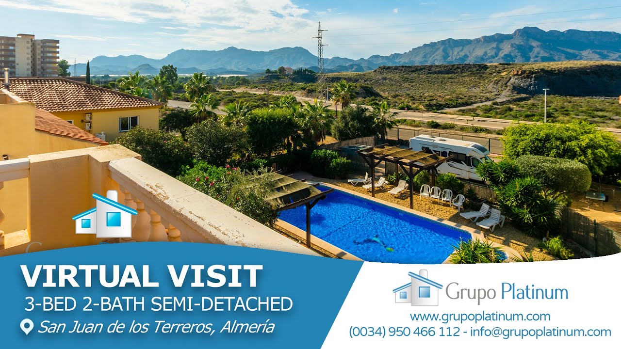 🌞 Stunning semi-detached house in San Juan de los Terreros  | SJPD17MN