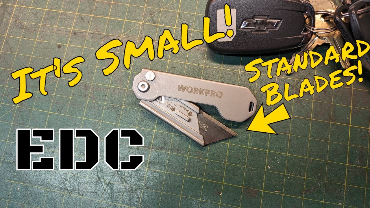 WORKPRO Folding Utility Knife, maybe a great EDC or just a carry all knife?