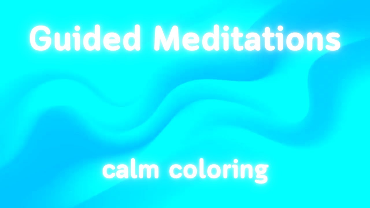 Guided Meditation for Kids | Relax and Color