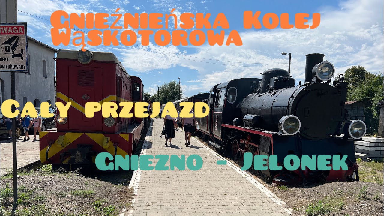GNIEŹNIEŃSKA KOLEJ WĄSKOTOROWA | CAŁY PRZEJAZD 2024!