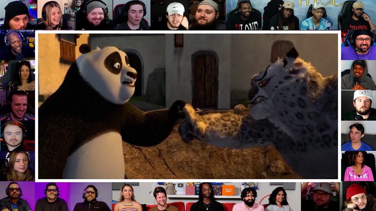 Tai Lung vs Po | Kung Fu Panda 1 | Reaction Mashup