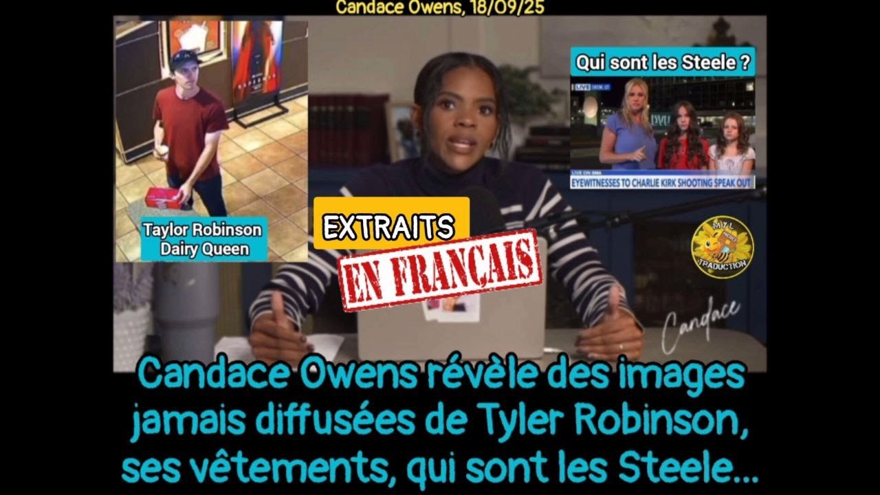 Candace Owens r&eacute;v&egrave;le des images jamais diffus&eacute;es de Tyler Robinson dans un Dairy Queen &agrave; proximit&eacute;.