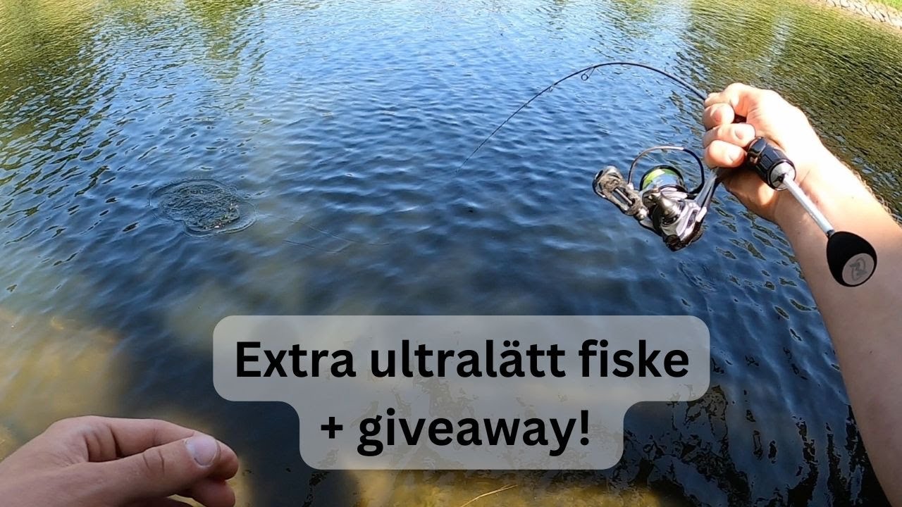 Abborrefiske på ultralätt utrustning och GIVEAWAY - tankar om extra ultralätt fiske