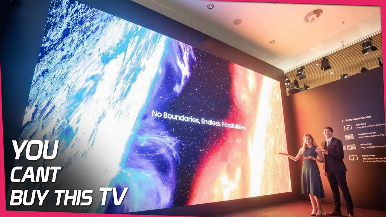 Samsung Unleashes Worlds Biggest Cheapest Micro LED TV