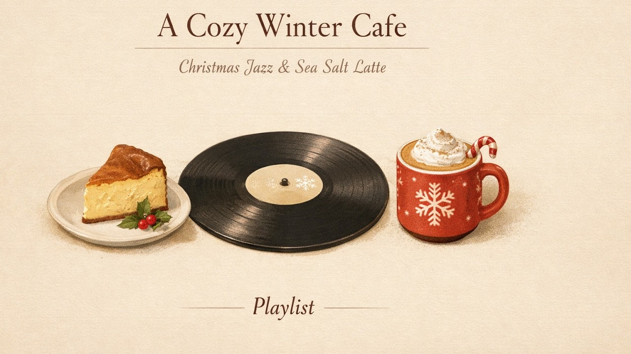 𝐏𝐥𝐚𝐲𝐥𝐢𝐬𝐭 🎧 A Cozy Winter Cafe Ambience 🎄☕ | Relaxing Christmas Lo-fi Jazz for Study & Foc