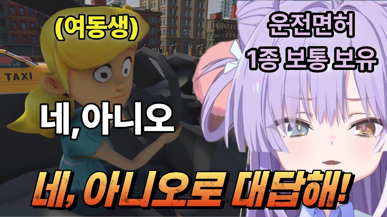 1종보통 시부키교관의 운전교습