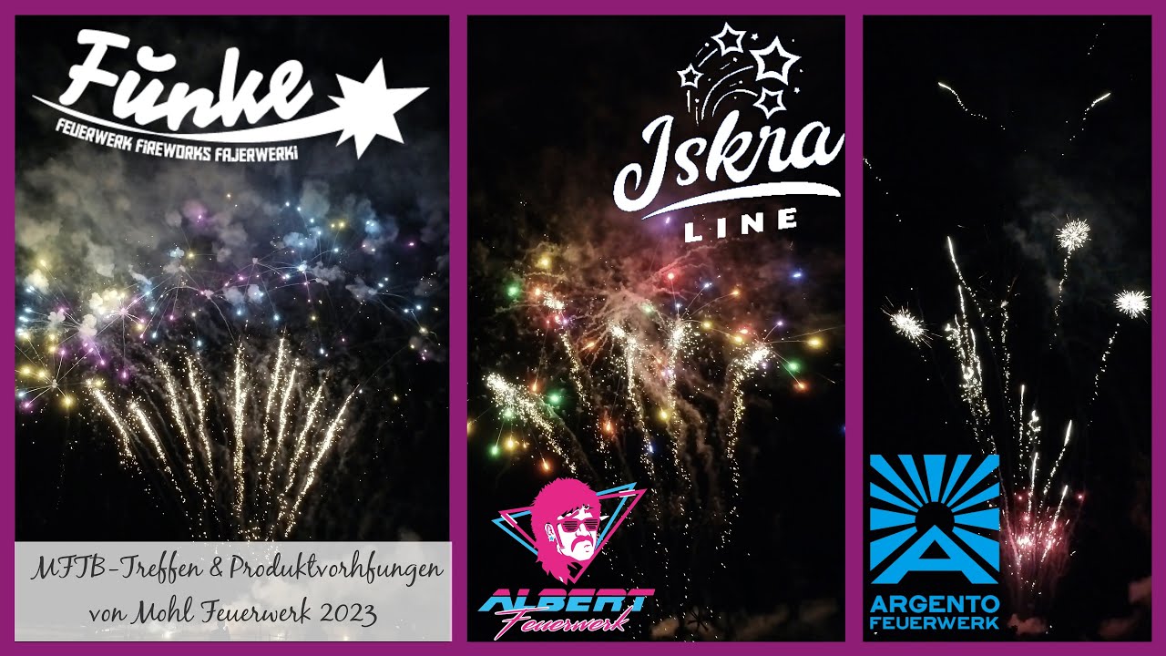 𝗙𝘂𝗻𝗸𝗲 𝗙𝗶𝗿𝗲𝘄𝗼𝗿𝗸𝘀  - Mohl Feuerwerk Produktvorführung 2023 - 𝗙𝘂𝗻𝗸𝗲, 𝗔𝗿𝗴𝗲𝗻𝘁𝗼, 𝗜𝘀𝗸𝗿𝗮, 𝗔𝗹𝗯𝗲𝗿𝘁 & Musikshow