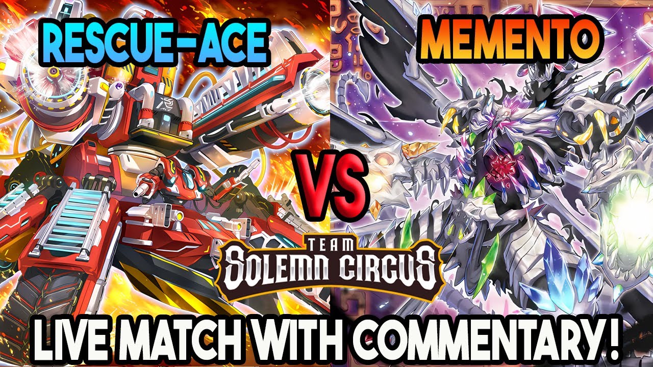 Rescue-Ace Vs Memento : Yu-Gi-Oh! Locals Feature Match | Live Duel