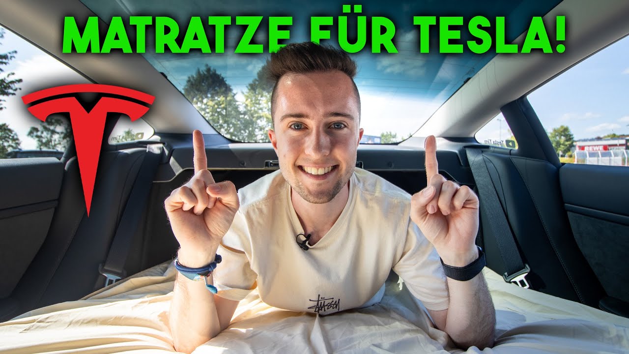 Tesla Camping: Tescamp Matratze für Model 3/Y (Vorstellung)