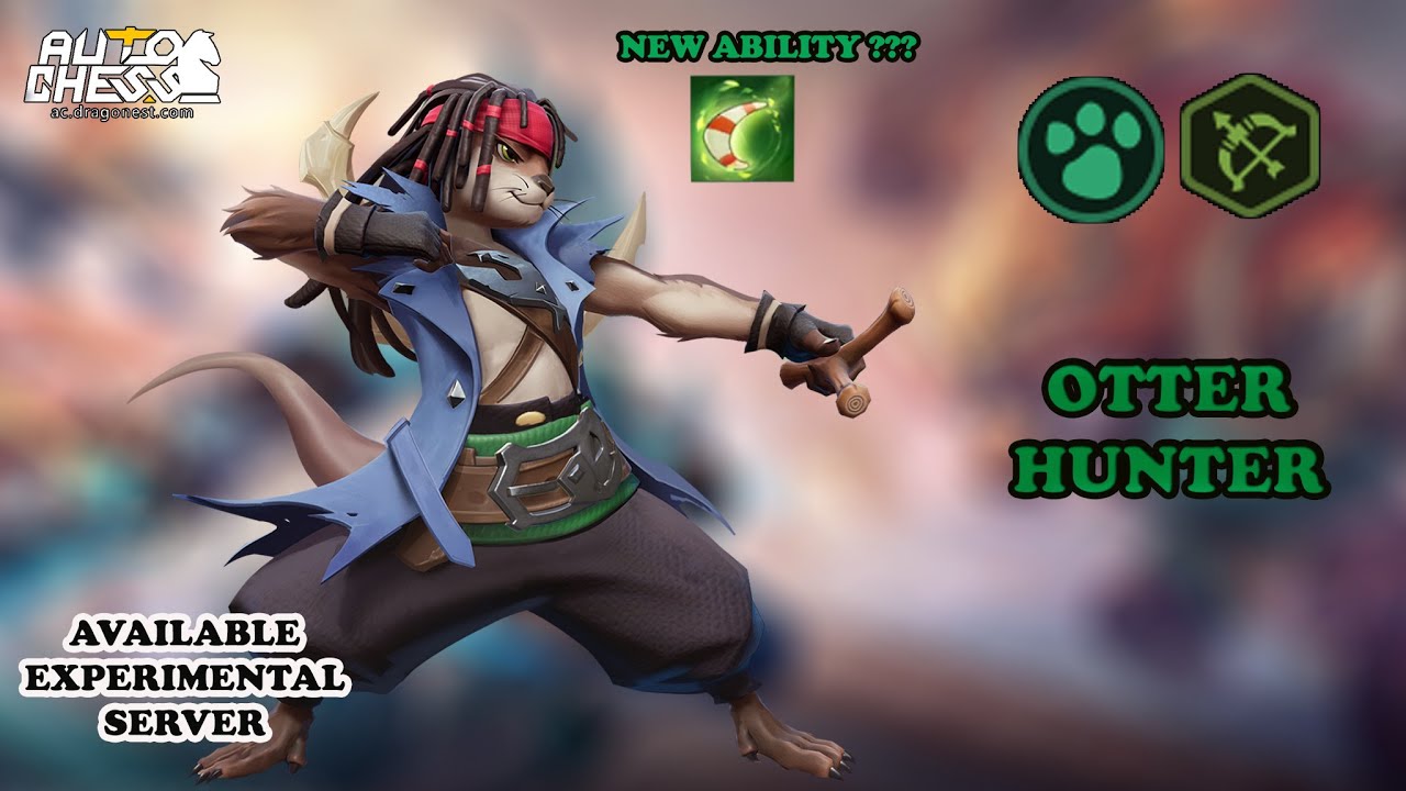 [EXPERIMENTAL SERVER] #07 NEW ABILITY FLYING DART SHADOW FOR OTTER HUNTER !!! - Auto Chess Mobile